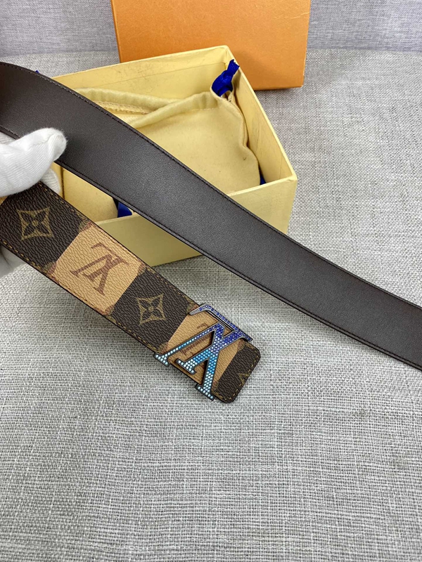 激安ルイヴィトンベルト角部分ディテール